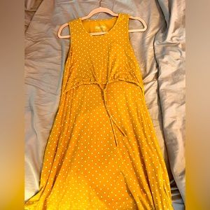 LM polka dot tie dress sleeveless